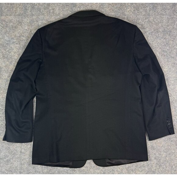 Bloomingdales Loro Piana Italy Mens 100% Cashmere Drew Sport Coat Sz 46L Black - Picture 4 of 6